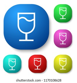 Drink vector icon 