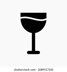 drink vector icon, cocktail, glass symbol. Modern,simple flat vector illustration for web site or mobile app