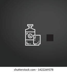 Drink vector icon. Drink concept stroke symbol design. Thin graphic elements vector illustration, outline pattern for your web site design, logo, UI. EPS 10.