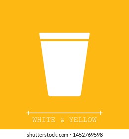 Drink vector icon .Drinking vector icon. A sign of fresh drink or juice or cofee.