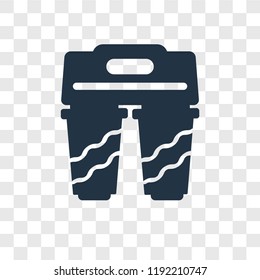 Drink vector icon isolated on transparent background, Drink transparency logo concept