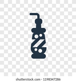 Drink vector icon isolated on transparent background, Drink transparency logo concept