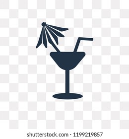 Drink vector icon isolated on transparent background, Drink transparency concept can be used web and mobile
