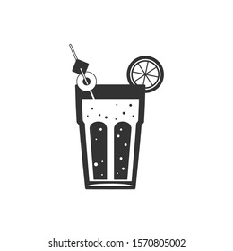 
Drink. Vector icon isolated on white background.