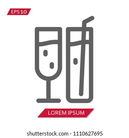 drink vector icon symbol