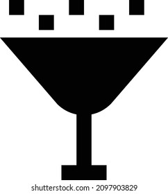 drink vector illustration isolated on a transparent background. glyph vector icons for concept or web graphics.