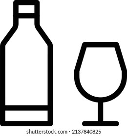 trinken Sie Vektorgrafik einzeln auf transparentem Hintergrund. glyph-Vektorsymbole für Konzept- oder Web-Grafiken.