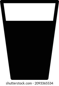 trinken Sie Vektorgrafik auf transparentem Hintergrund. Symbole in Premium-Qualität. Glyphen Vektorsymbol für Konzept und Grafikdesign.