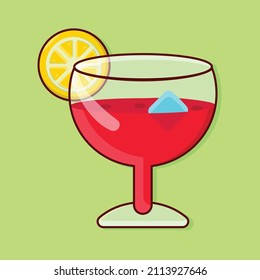 drink Vector illustration on a transparent background.Premium quality symmbols.Vector line flat icon for concept and graphic design.
