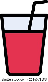Drink Vector illustration on a transparent background.Premium quality symmbols.Stroke vector icon for concept and graphic design. 
