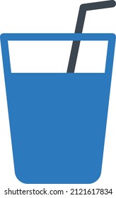 Ilustración del vector de bebidas sobre un fondo transparente.Símbolos de calidad superior.Icono vector glifos para el diseño de conceptos y gráficos. 