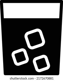 Ilustración del vector de bebida en un fondo transparente.Símbolos de calidad premium.Icono vector glifos para el diseño de concepto y gráfico.