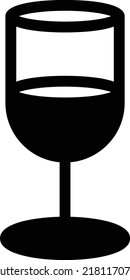 Ilustración del vector de bebida en un fondo transparente.Símbolos de calidad premium.Icono vector glifos para el diseño de concepto y gráfico.