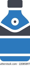 trinken Sie Vektorgrafik auf transparentem Hintergrund. Hochwertige Symbole. Glyphen Vektorsymbole für Konzept und Grafikdesign. 

