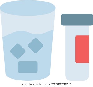 drink Vector illustration on a transparent background. Premium quality symmbols. Line Color vector icons for concept and graphic design.