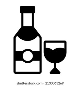 drink vector Line Icon. Simple Creative vector Line Icon