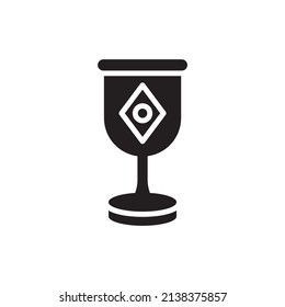 Drink vector Solid Icon Design illustration. Easter Symbol on White background EPS 10 File