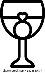 Vektorgrafik-Dünnzeilensymbol 