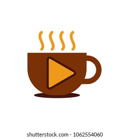 Drink Video Logo Icon Design