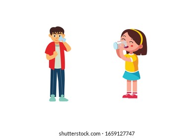 Ilustración del vector de actividad del agua potable 