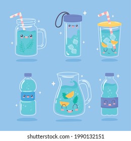 drink water jar pitcher and bottle