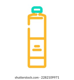 drink water plastic bottle color icon vector. drink water plastic bottle sign. isolated symbol illustration