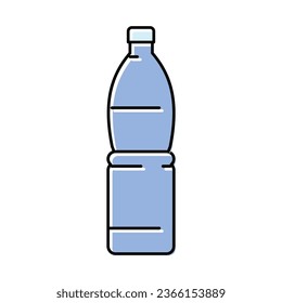 drink water plastic bottle color icon vector. drink water plastic bottle sign. isolated symbol illustration