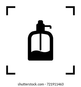 Drink water pump minimal vector icon. Pump dispenser flat line icon for websites and mobile minimalistic flat design.