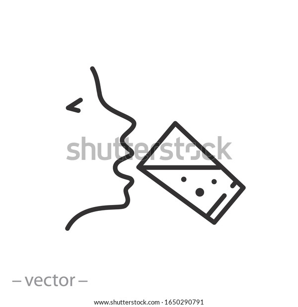 Drink Water Reminder Icon Thirsty Human Stock Vector Royalty Free