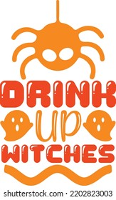 drink up witches vector file