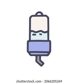 bebedor para roedores color vectorial doodle simple icono