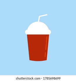 Drink.flat vector graphic in white background
