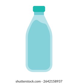 Drinking bottle of mineral water