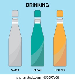 drinking bottles