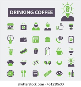 iconos de café para beber