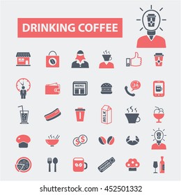 iconos de café para beber