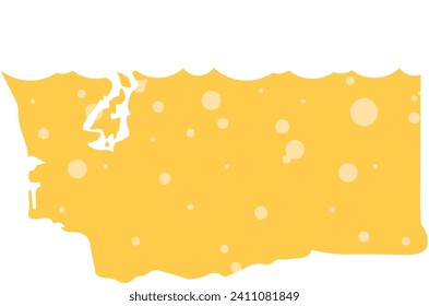 Drinking Craft Beer Brewing Liquor Pattern Vector Illustration Graphic Bubbles Foam Washington
