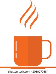 una taza de bebida de cerámica. normalmente para servir té o café