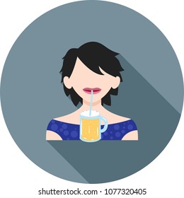 Drinking, drink icon