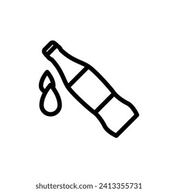 drinking enough water icon or logo design isolated sign symbol vector illustration - high quality line style vector icon suitable for designers, web developers, displays and websites