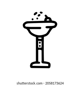 drinking fountain line vector doodle simple icon