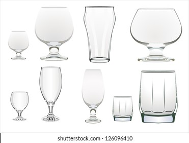 drinking glass collection