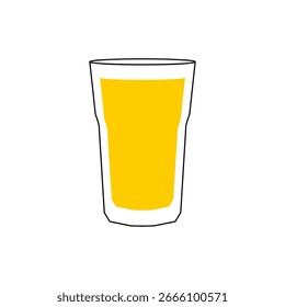Copo, copo isolado no branco
