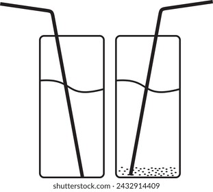 drinking glass design vector. pair of glasses design vector. couple design vector