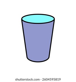 Drinking Glass Icon for Beverages