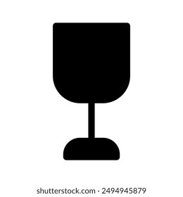 Trinkglas-Symbol Vektorgrafik Symbol Design Illustration