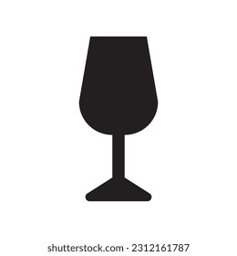 drinking glass icon vector template illustration logo design