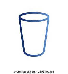 Drinking Glass Minimalist Outline Icon