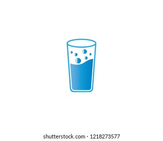 Drinking glass vector illustration