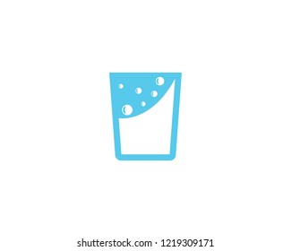 Drinking glass vector illustration